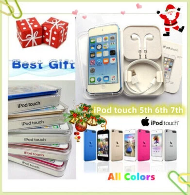 🎄NEW Apple iPod Touch 7th 6th 5th Gen 16GB 32GB 64GB 128GB 256GB All Colors~ - Image 1 of 4