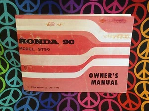 Honda ST90 Motorcycle Owners Manual Reproduction - Picture 1 of 3