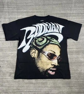 NUOVA T-shirt Dennis Rodman Tribal Head taglia small oversize nuova con scatola PacSun - Foto 1 di 7