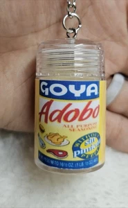 Blue Goya Adobo Without Pepper Functional Seasoning Keychain - Picture 1 of 2