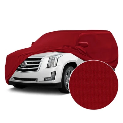 For Lincoln MKX 11-14 Coverking Satin Stretch Indoor Pure Red Custom Car Cover Foto 1 de 4