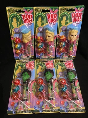 Wicked 2025 Pop Ups Lollipop Candy Lot of 6 Wicked Glinda and Elphaba - Image 1 of 4