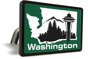 State of Washington (Farbdesign) - Premium Qualität eloxiertes Knüppel Aluminium L - Bild 1 von 5