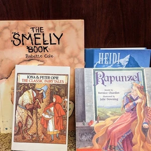 Klassische Märchen, Stinkbuch, Rapunzel, Heidi, Lot Vintage Kinder Schlafenszeit - Bild 1 von 15