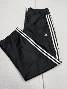 Adidas Climaproof Windbreaker Trainingshose Ankle Zipper gefüttert schwarz Herren XL - Bild 1 von 13