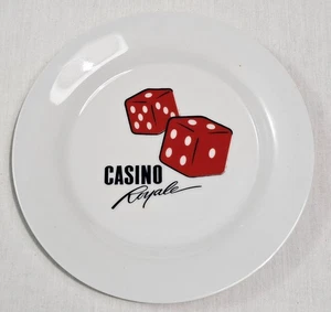 ROYAL CARIBBEAN Souvenir Vtg Collectiblle CASINO ROYALE' 2002 7.5" DISH - Picture 1 of 6
