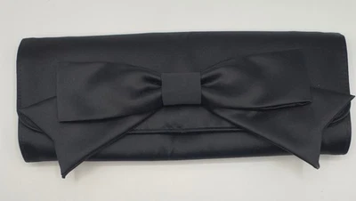 Hollywould для Target черный атласный вечер застежки с черный атласный бант и ручка - Изображение 1 из 4