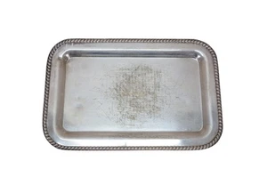 Antique Friedman 529 Silver Plate Rectangular Serving Platter Vanity Tray 15" - Picture 1 of 11