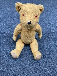 E Mil Toys Rare Wool Teddy Bear Vintage Plush Toy Stuffed Kids Animal - Picture 1 of 11