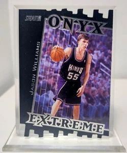 1999-00 Topps Stadium Club Onyx Extreme Troquelado Jason Williams Sacramento Kings - Imagen 1 de 2