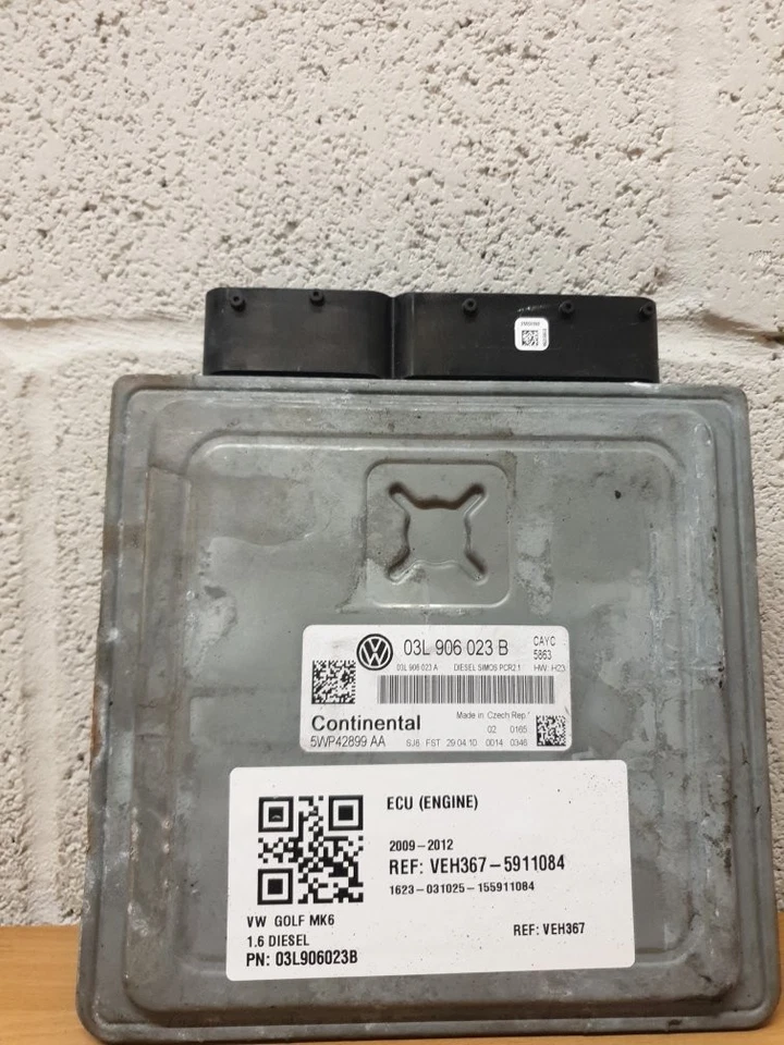 Vw Golf Mk6 2009-2012 ECU (ENGINE) 03L906023B — 第 1/4 张图片