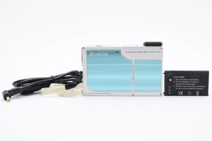Kyocera Finecam SL400R 4.0MP Digital Camera Sky Blue w/Battery [Exc] #2475119 - Picture 1 of 14
