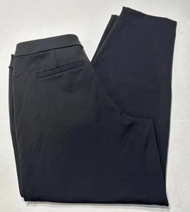 Womens Lululemon Sz Medium Tapered Leg Mid Rise 7/8 Pant Luxtreme LW5FWDS Black - Picture 1 of 10