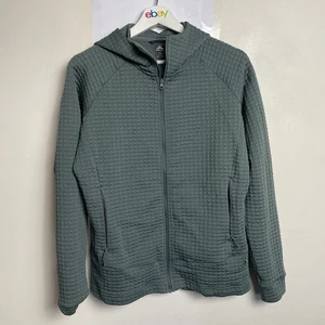 Macpac Quilted Jacket Womens 12 Green Full Zip Hike Explore Polyester Blend - Bild 1 von 11