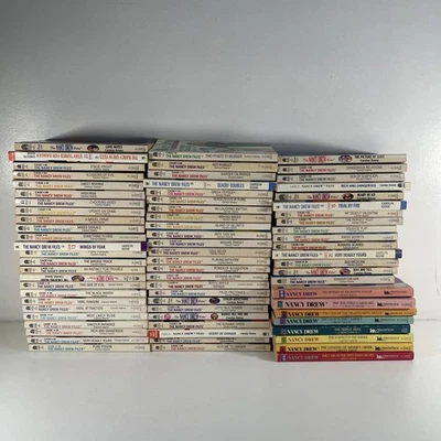 Nancy Drew Casefiles Lot of 72 by Carolyne Keene Vintage Paperback Mystery Book - Image 1 of 4