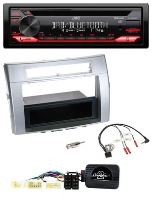 JVC CD DAB USB Bluetooth Lenkrad Autoradio für Toyota Corolla Verso 2004-2007 si - Bild 1 von 4