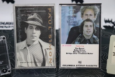 Simon & Garfunkel, Paul Simon Lot of 2 Cassette Tapes Foto 1 de 4