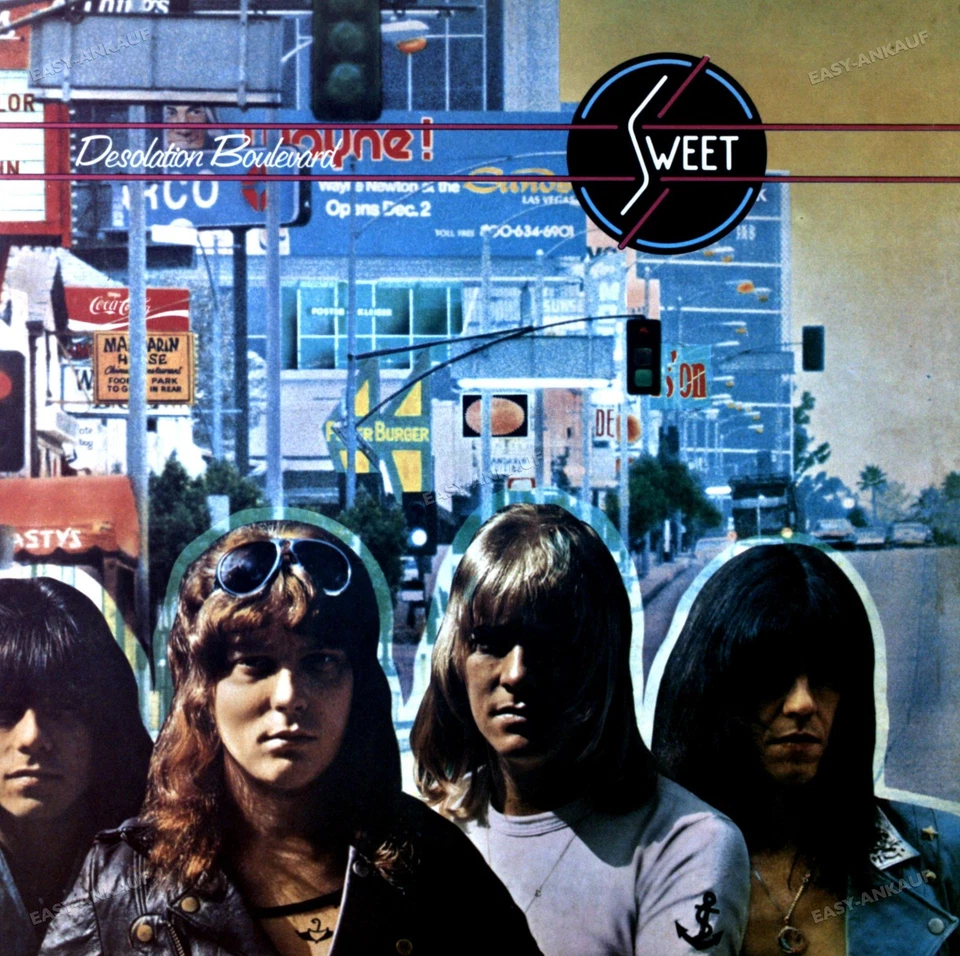 The Sweet - Desolation Boulevard UK LP 1989 (VG+) '* - Image 1 of 1