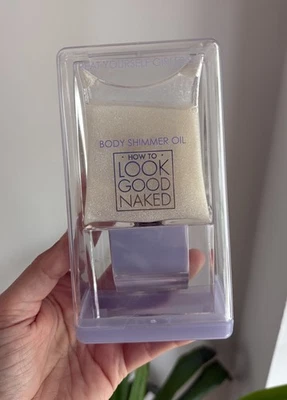 Gok Wan How To Look Good Naked Body Shimmer Oil 75ml New And Sealed Glass rare - image 1 of 4