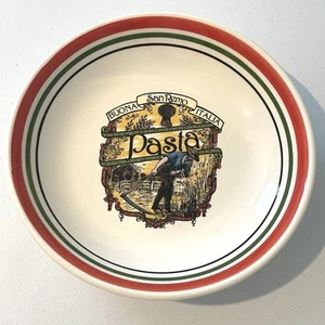Buona San Remo Italia Pasta Serving Bowl Made in Italy Himark Vintage - Picture 1 of 6