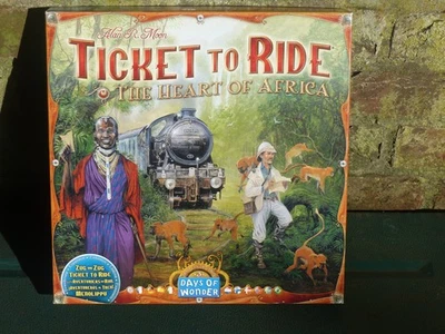 Ticket to ride , Map 3 , Heart of Africa , Alan Moon , Days of Wonder, ungespiel - Bild 1 von 3