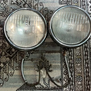 Vintage 1930’s Ford TwoLite Headlamps Original Headlights Model A HotRod Rat Rod - Picture 1 of 18