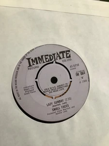 Small Faces.   Lazy  Sunday.  7” vinyl.  1968. Immediate - Bild 1 von 2