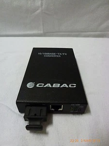 CABAC 10/100BASE-TX/FX Converter Used - Imagen 1 de 3