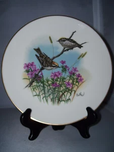 The Golden Crowned Kinglet Downey Phlox Plate Balke 1981 Fleetwood Collection - Picture 1 of 2