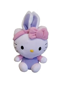Ty Sanrio Hello Kitty Hase mit lila Ohren 6" Top Zustand - Bild 1 von 6