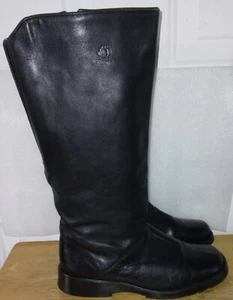 Blondo Tall Leather Black Boots Women’s Waterproof Zip Up Comfortable. Sz 9.5B - Picture 1 of 12