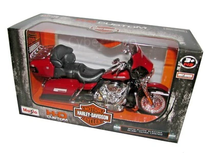 Maisto 1:12 Harley Davidson 2013 FLHTK Electra Glide Motorcycle Model NEW - Image 1 of 4
