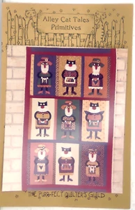 Alley Cat Tales Primitives Design The Purrfect Quilters Guild Uncut - Picture 1 of 3