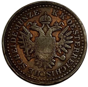 Austria 1851-B 3 Kreuzer Coin - Picture 1 of 2
