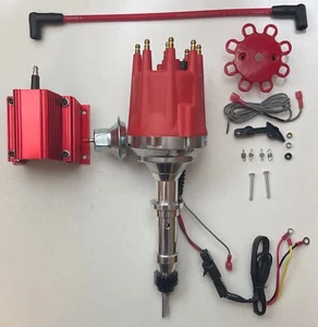 INTERNATIONAL HARVESTER RED HEI Distributor 1965-80 266 304 345 392 + 50K COIL - Picture 1 of 12