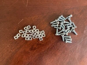 NEW ERECTOR Meccano Motorized Championship Race Car Spare Parts 25 screws & nuts - Picture 1 of 1