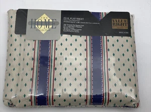 The Home Collection Vintage Sheet Full Flat USA JC Penney Paisley - Picture 1 of 6