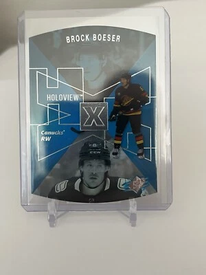 2023-24 Upper Deck Extended Series - 1997-98 Holoview Retros #SPX-6 Brock Boeser - Image 1 of 2