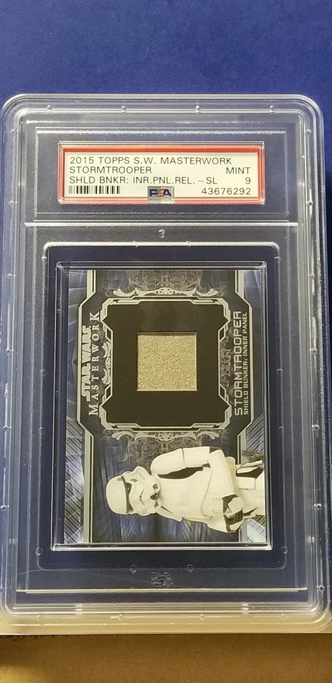Stormtrooper - 2015 Star Wars Masterwork Shield Bunker Relic Silver   PSA 9    - Image 1 of 2