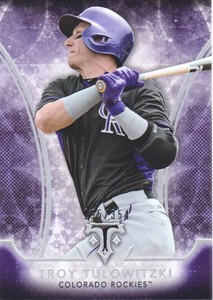 2015 Topps Triple Threads Amethyst #13 Troy Tulowitzki 195/354