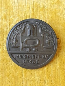 Kappenabzeichen Landsturm 150 Ww1 Kuk no scavo Wk1 K.u.k Weltkrieg Austria Badge - Bild 1 von 2
