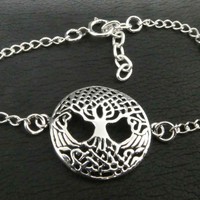 Keltischer Lebensbaum Armband Silber Gothic Schmuck - NEU