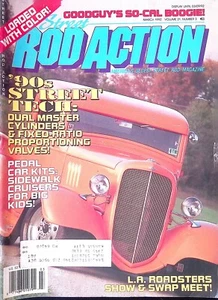 Street Rod Action Magazine March 1992 Dual Master Cylinders, Pedal Car Kits - Picture 1 of 3