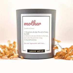 Mother’s Day Candle Gift Sentimental Definition Mom Love Birthday Christmas Gift - Picture 1 of 4