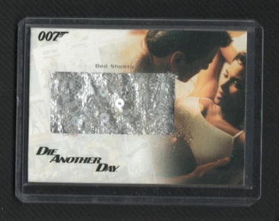 James Bond In Motion Prop Relic Card RC20 Die Another Day Sábanas #033/375 Foto 1 de 4