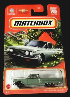 MATCHBOX 70 YEARS  COUNTRY SERIES  1960 CHEVY EL CAMINO GREEN FINISH #29/100 - Image 1 of 4