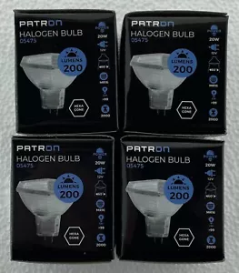 4 x Hexagonal 20 Watt Mr16 12 Volt 200lm 60 Degree Reflector Bulb Patron 05475 - Picture 1 of 10