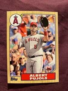 2012 Topps 1987 Topps Minis Insert #TM-51 Angels Albert Pujols Baseball Card - Picture 1 of 2