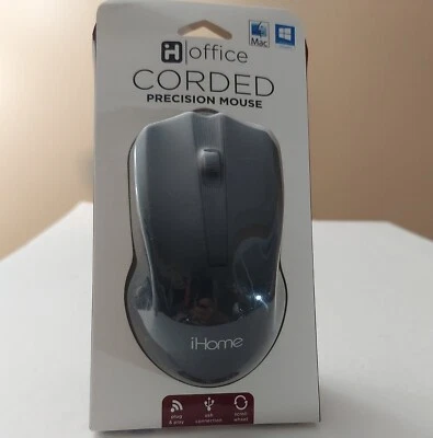 iHome Corded Precision Mouse Black  - Image 1 of 4