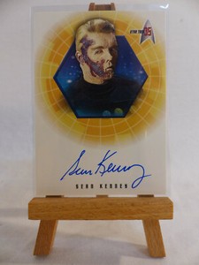 Star Trek 35th Anniversary Holofex Autograph Card A2 Sean Kenney Captain Pike